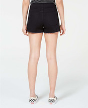 Tinseltown Juniors Frayed Denim Shorts Size 7 Color Black Wash - £27.69 GBP
