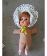 Vintage 1974 Mattel Vinyl Beanbag Girl Character Doll 8&quot; Tall - £13.29 GBP