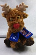 8&quot; Brown Reindeer Plush Boyd Gaming Be Connected Logo Scarf &amp;  Pepsi-Cola 2013  - £15.51 GBP