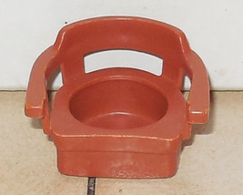 Vintage Fisher Price Little People Brown Captins Chair FPLP 729 933 938 952 2502 - £7.56 GBP