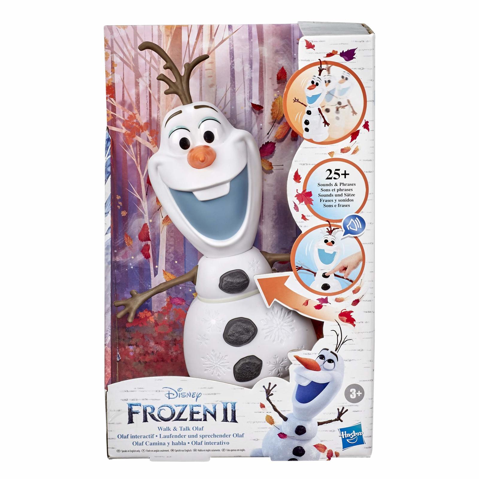 Disney Frozen Hasbro 2 Walk and Talk Olaf Toy for Girls and Boys Ages 3 and Up Item image 7