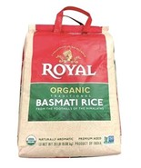 Organic Royal Organic Royal Traditional Basmati Rice Net Wt 20 Lb - $49.95