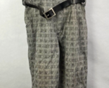 iit Vintage Womens M Belted Lined Overalls Cotton Gray Glen-Check Plaid ... - $59.95