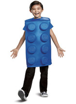 Disguise LEGO Blue Brick Costume for Kids Sz 7/8 Medium NEW - £31.28 GBP
