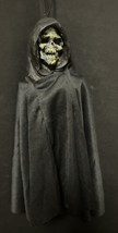 Paper Magic Group Hanging Grim Reaper Skeleton Prop Cape Halloween 14&quot; Decor - £26.30 GBP