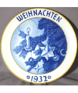 HUTSCHENREUTHER Christmas Weihnachten Plate 1932 - the Christmas Tree - $192.56 CAD