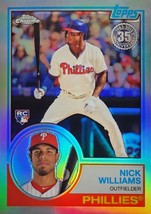 Nick Williams 2018 Topps Chrome 1983 35th Ann. Rc Refractor 83T-20 Just Pulled! - £5.02 GBP