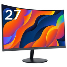 $199.99 KOORUI 27-inch Curved Computer Monitor- Full HD 1080P 75Hz Gaming - £144.19 GBP