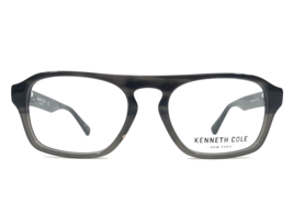 Kenneth Cole Brille Rahmen KC0285 063 Schwarz Grau Quadratisch Kompletter Rand - £43.80 GBP