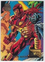 N) 1994 Marvel Universe Comics Card Crash &amp; Burn Iron Man #80 - £1.56 GBP