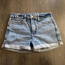 Old Navy O.G. High Rise Light Denim Shorts Women&#39;s Size 8 - £12.54 GBP