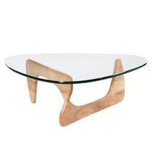 Furgle Glass Top Triangle Coffee Table Vintage - £685.80 GBP
