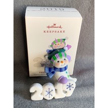 Hallmark Ornament Frosty Fun Decade #10 in Series 2019 Snowman - £16.12 GBP