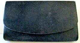 Elizabeth Arden Red Door Salon Black Satin  Clutch Strapped   - $19.80