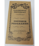 Goldenrod Showboat Program 1968 St. Louis Riverfront Ragtime Dixieland G... - £14.88 GBP