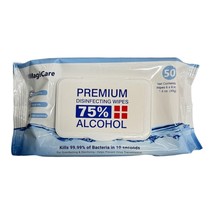 MagiCare 75% Alcohol Hand Sanitizing Wipes (4-50ct Packs) - £15.47 GBP