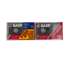 BASF Ferro Extra 90 Minute Blank Audio Cassette Tape New Sealed - £9.40 GBP