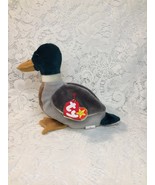 TY Beanie Baby Original Jake The Mallard Duck Plush Stuffed Toy April 16... - £3.79 GBP