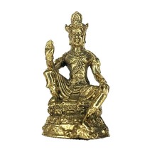 Phra Jatukham Ramthep Thai Amulet Vintage Brass Gold Talisman Powerful..... - $15.00