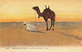 AFRICA-ALGERIA-LA PRIERE au DESERT-PRAYER IN THE desert~L l TINTD PHOTO ... - $6.15