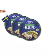 3 Cans Abba Klassisk Matjessill, 215g (7.58oz)  Traditional Swedish Pick... - $18.13