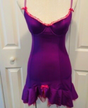 Victoria Secret Sexy Little Things Pink/Purple Night Gown Size 36B. Wome... - $117.69