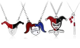 Harley Quinn Suicide Squad Inspiriert Joker Halskette Anhänger - Ball Geek - UK - £3.11 GBP+