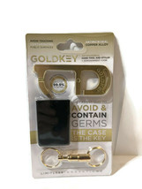 GoldKey Antimicrobial Hand Tool &amp; Stylus + Containment Case Keychain &amp; C... - £11.05 GBP