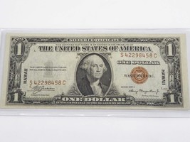 1935A WWII Hawaii $1 Silver Certificate #S42298458C - £119.89 GBP