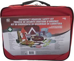 iLINK (2510) 62 Pieces Emergency Roadside Safety Kit - $49.97