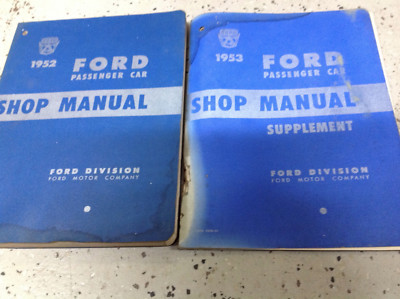 Manuale Di Servizio Per Auto Passeggeri Ford 1952 Con Supplemento OEM Item image 11