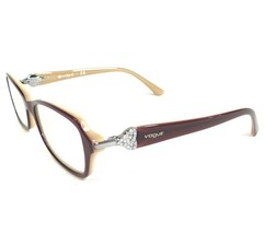 Vogue Brille Rahmen VO2789-B 1984 Brown Lila Rechteckig 52-16-135 - £52.03 GBP