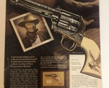 1991 John Wayne Western Commemorative 45 Vintage Print Ad Advertisement ... - $8.90