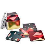 Fossil Gifting Paper Coaster Set of 16 Bar Coasters Multi-Color - £11.58 GBP