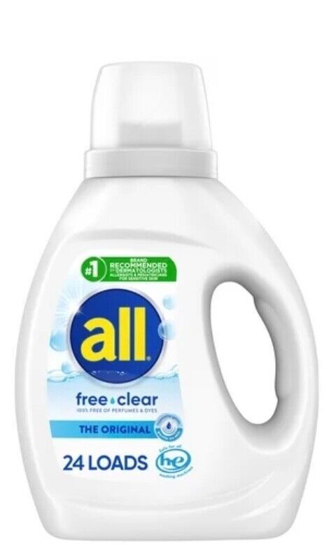 all &quot;The Original&quot; Free and Clear of Perfumes and Dyes Laundry Detergent... - $9.95