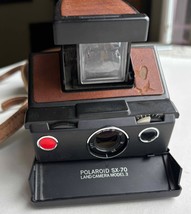 Polaroid SX-70 Model 3 Instant Land Camera with Original Leather Case - ... - £57.81 GBP