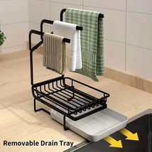 Sink Caddy Sponge Holder, Stainless Steel Kitchen Sink Organizer for Dis... - $41.86