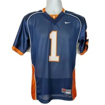 University Of Illinois Fighting Illini Football Jersey Youth Size L Nike #1 Blue - £25.65 GBP