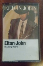 Elton John &#39;breaking Hearts&#39; Cassette - £7.47 GBP