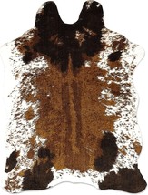 Large Soft Faux Cowhide Rug (6 Feet 3 Inches By 8 Feet 3 Inches), Or Office. - £135.72 GBP