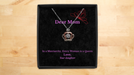 Mom Birthday Gifts, To My Badass Mom - Luxe Crown Necklace, Birthday Gifts for - $34.60+