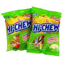 Hi-Chew Fruity Candy Bags (6x100g) - Tropical - £46.44 GBP