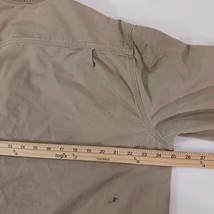 Carhartt FRS006 KHI Men's L Brown Flame Resistant Snap Button Cotton Blend Shirt image 7