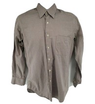 Peter Millar Long Sleeve Button-up Shirt Mens Size S Houndstooth - £23.45 GBP