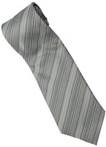 ES12 Silver White Necktie - $19.99