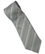 ES12 Silver White Necktie - $19.99