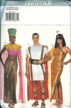 Butterick 3587 Cleopatra Princess Nile Egyptian Spartan Costume Pattern UNCUT FF - £17.36 GBP