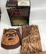 Vintage 1983 NOS Star Wars Return Of The Jedi Wicket Costume &amp; Mask - Small - $49.50