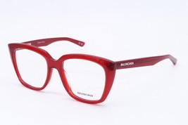 New Balenciaga Bb 0062O 004 Red White Designer Authentic Frames Eyeglasses 53-18 - £101.52 GBP
