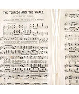 1881 The Torpedo And The Whale Victorian Era Sheet Music 2 Pages Winner ... - $737.87 MXN